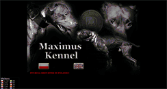 Desktop Screenshot of maximuskennel.com