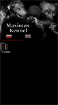 Mobile Screenshot of maximuskennel.com